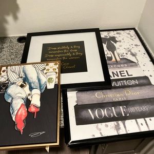 Selling three pictures